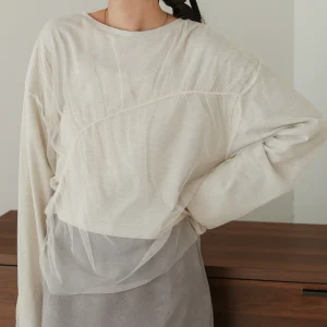 tulle layered tops